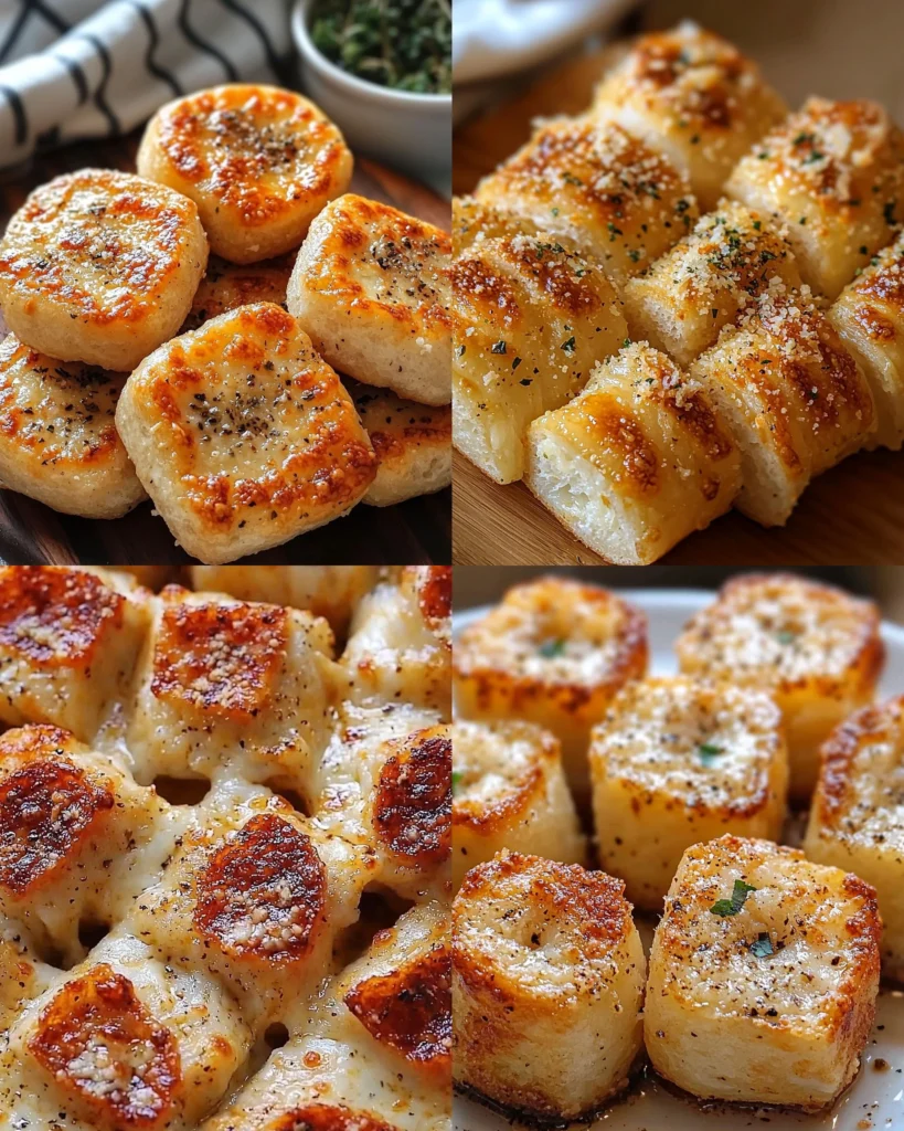 Delicious Parmesan Garlic Pizza Rolls served on a plate