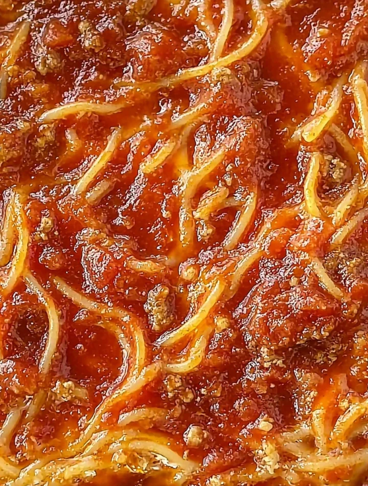 Slow Cooker Church Supper Spaghetti