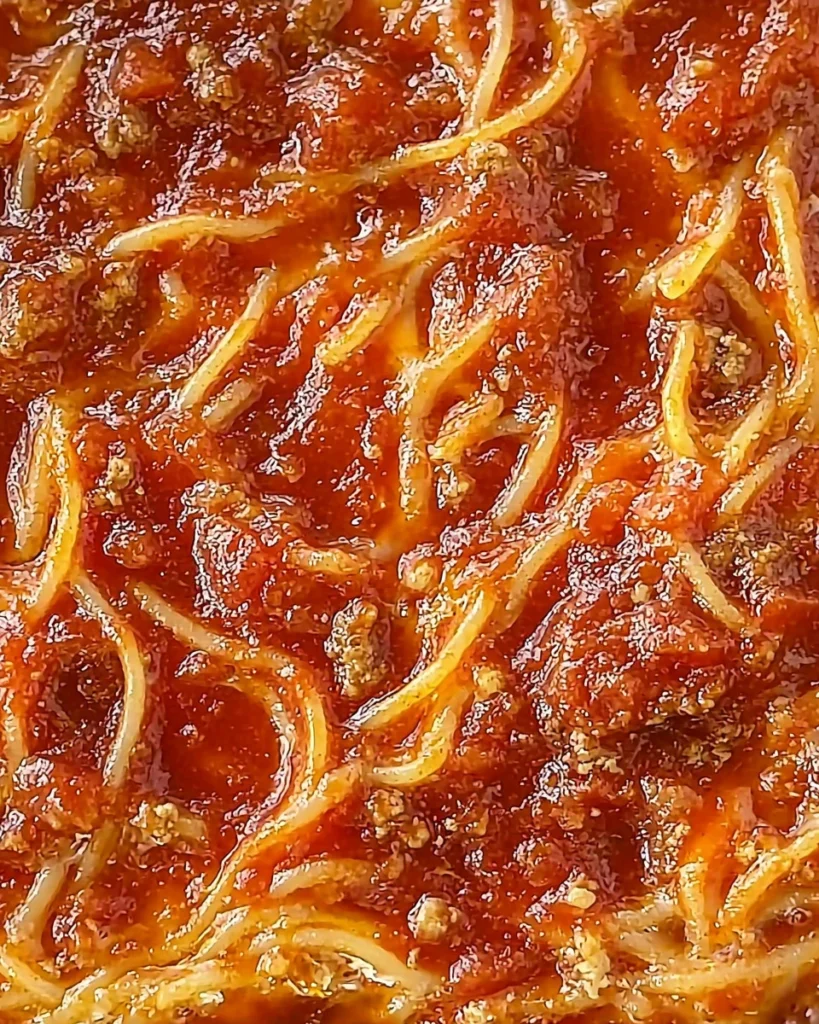 Slow Cooker Church Supper Spaghetti