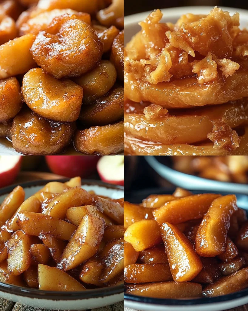 Delicious Slow Cooker Cracker Barrel Fried Apples served in a bowl.