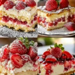 Strawberry Cheesecake Dump Cake