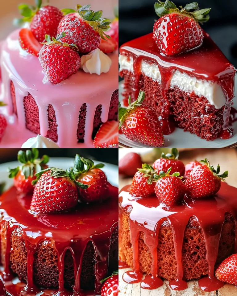 Strawberry Glaze Cake