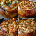 Stuffed Seafood Bread Bowl