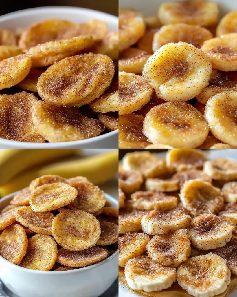 Sweet Cinnamon Air Fryer Banana Chips