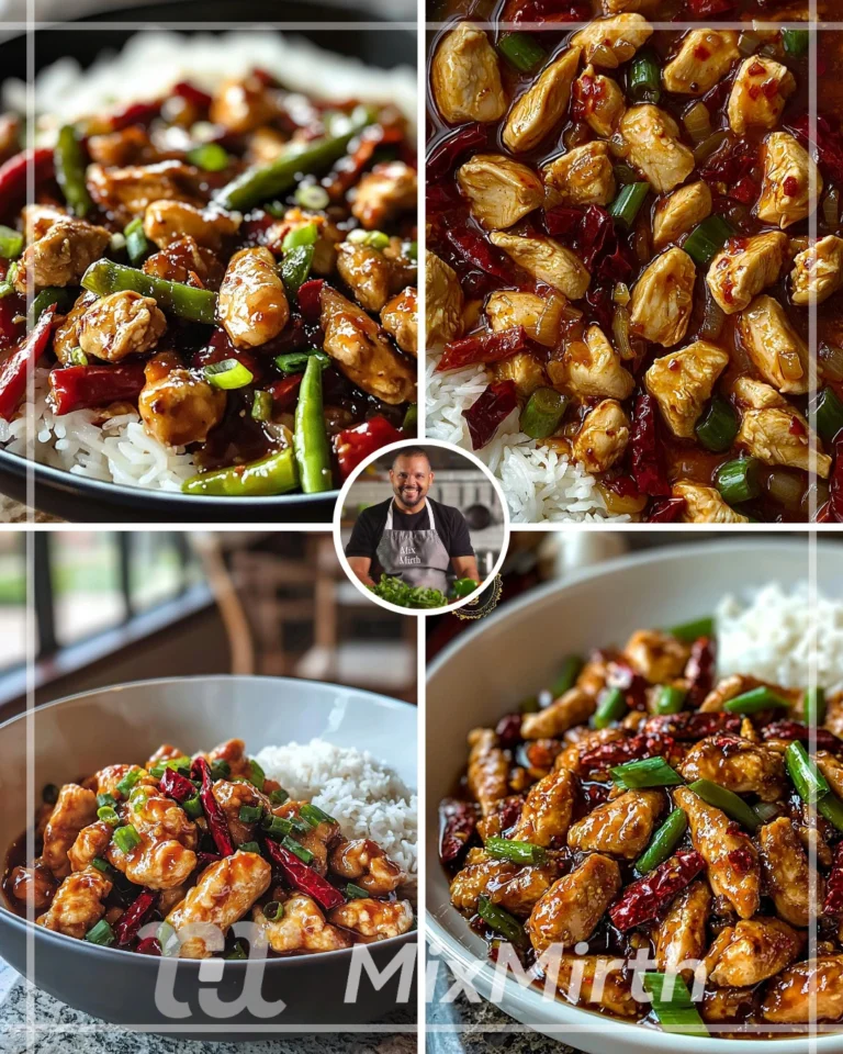 Szechuan Chicken Stir-Fry with Chili Garlic Sauce served in a bowl