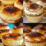 Vanilla Bean Crème Brûlée Cheesecake Cupcakes