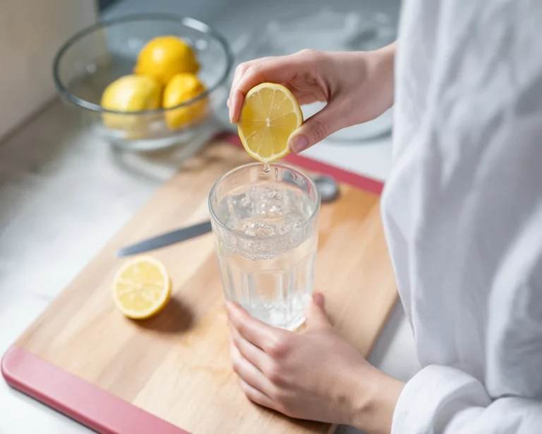 Natural Monjaro drink recipe with ingredients like lemon, honey, and ginger for weight loss.