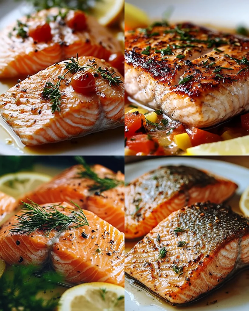 A beautifully plated Marry Me Salmon dish with herbs and lemon.