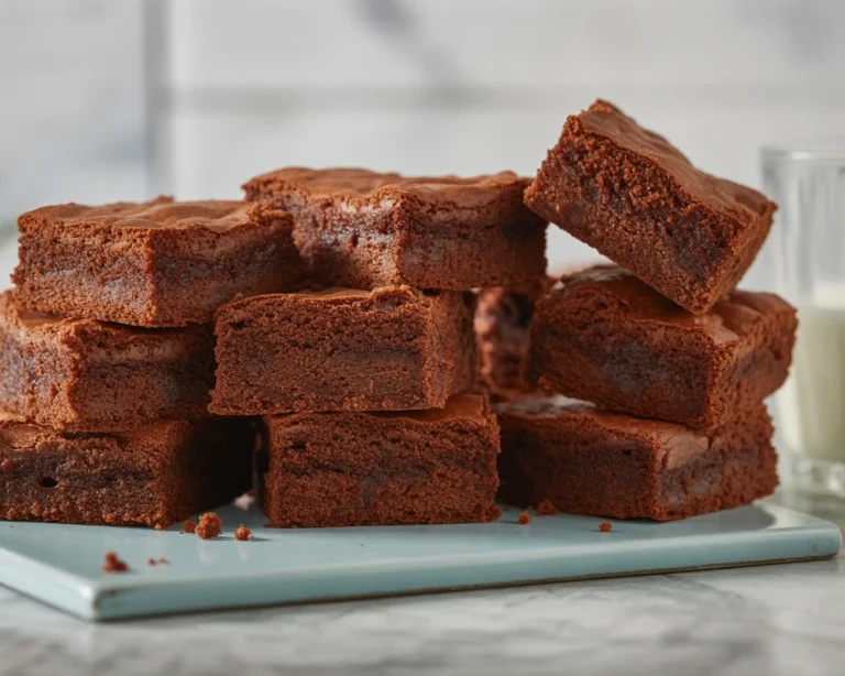 Delicious MMMMM... Brownies made with chocolate chips and a fudgy texture.