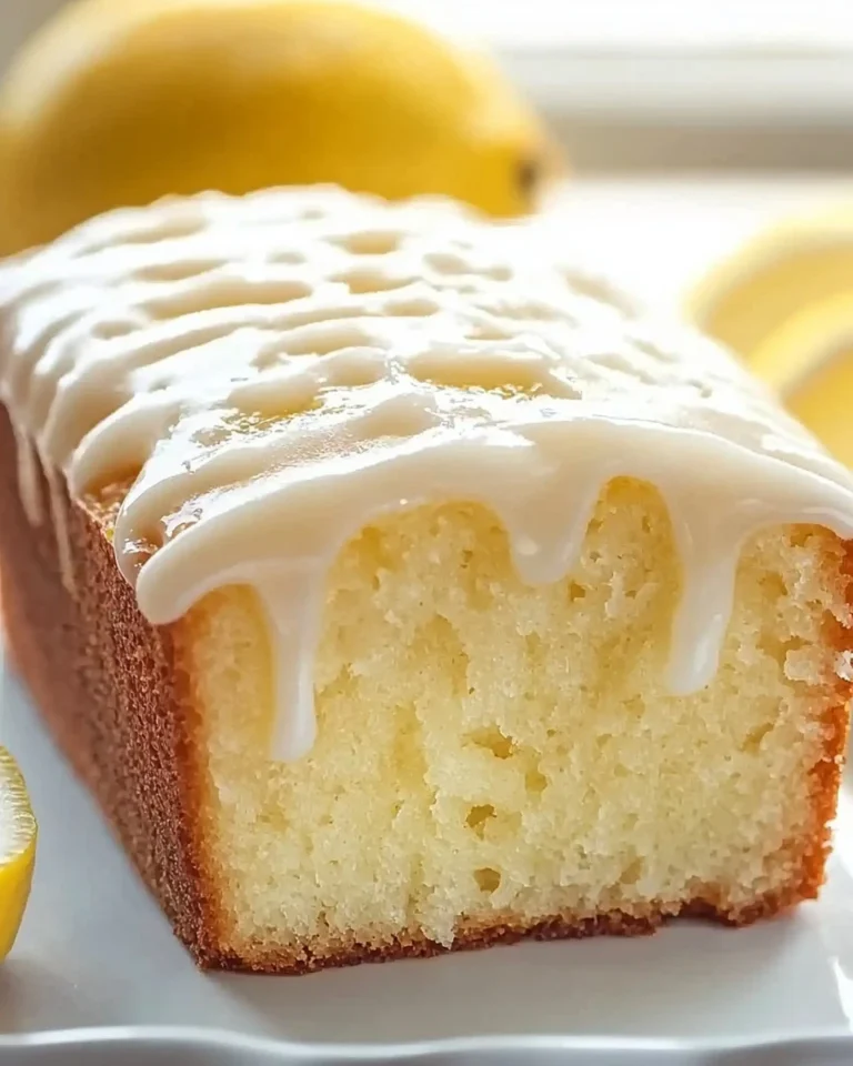 Starbucks Copycat Lemon Loaf recipe featuring a moist lemon cake