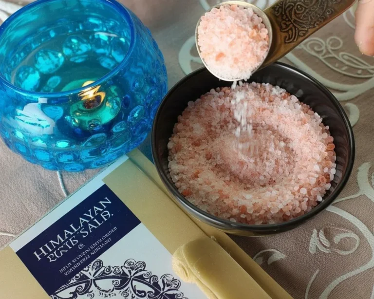 Glass of warm water with Himalayan pink salt, lemon juice, and honey for weight loss