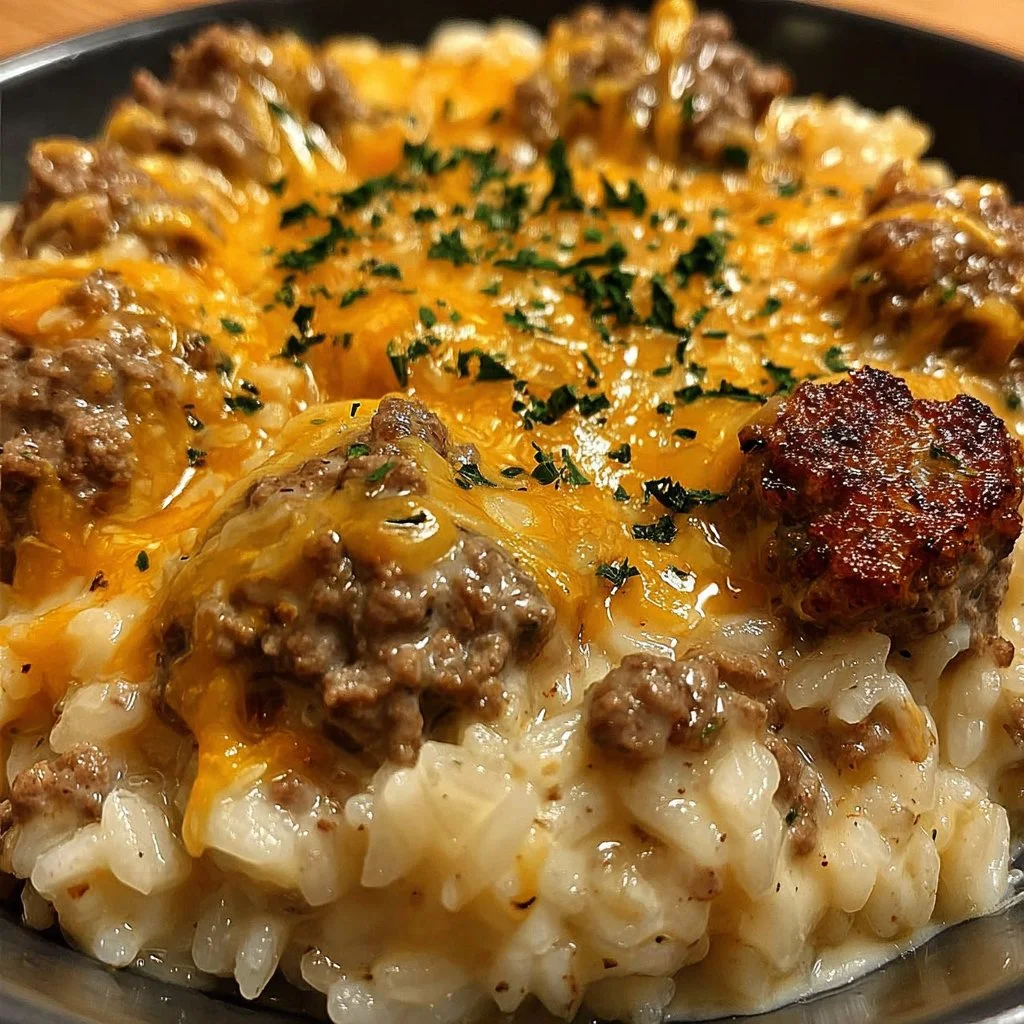 Delicious Beefy Garlic Butter Bowl featuring beef and garlic butter sauce