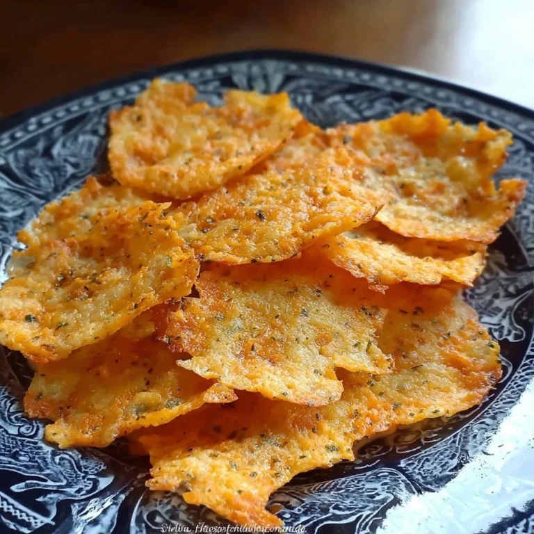 Homemade cheddar cheese crisps fresh out of the oven