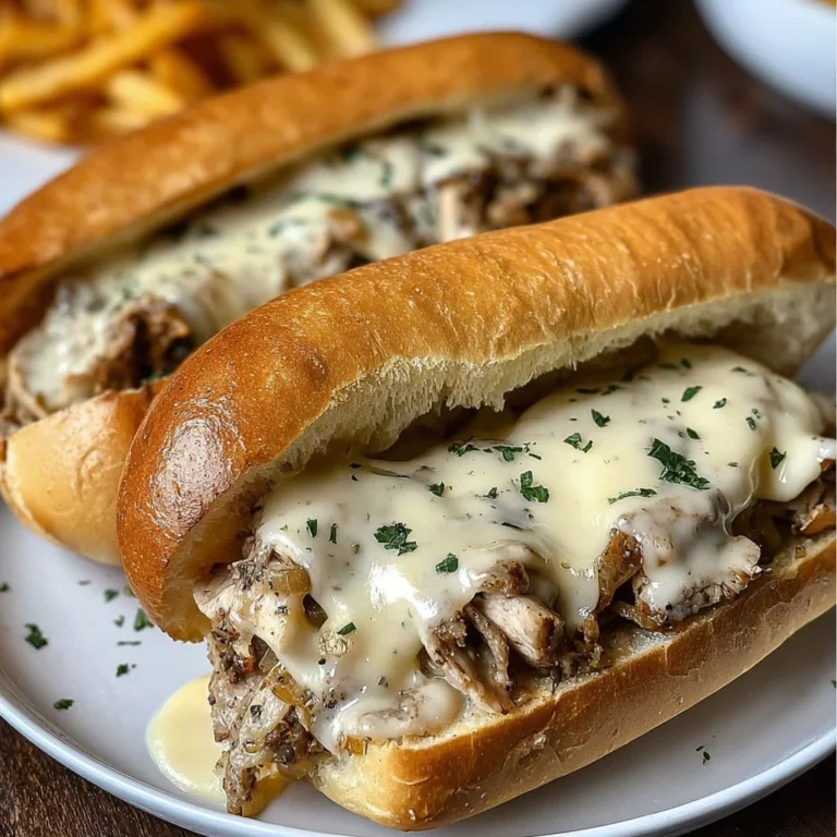Delicious Chicken Cheese Steak Sandwich with melted cheese and fresh ingredients