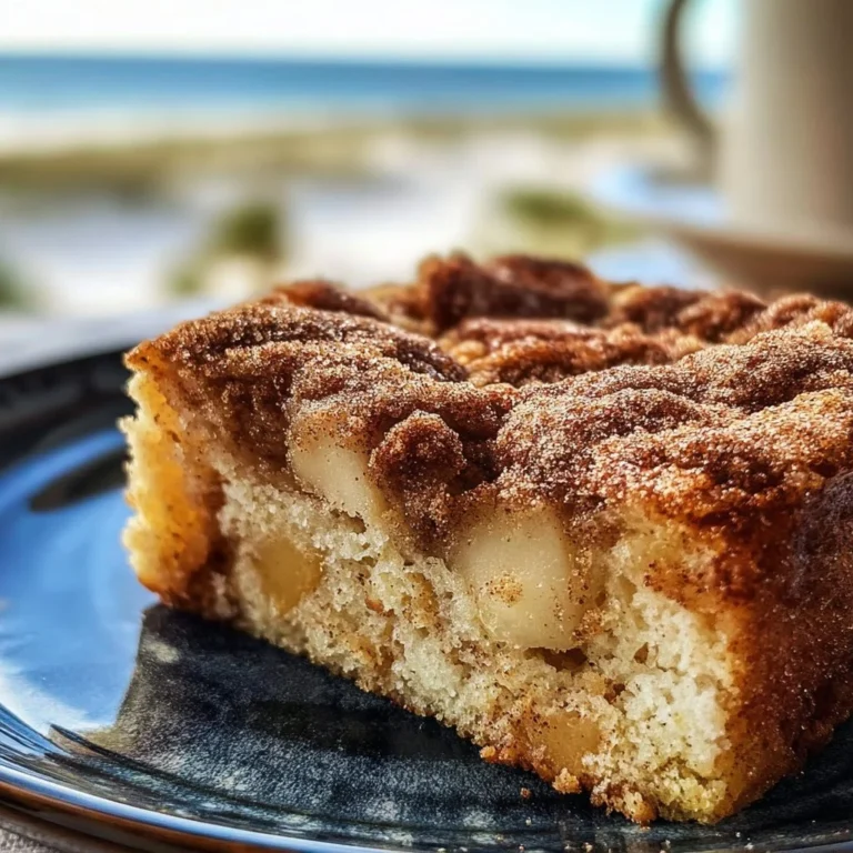 Delicious Cinnamon Apple Cake with fresh apples and cinnamon spice