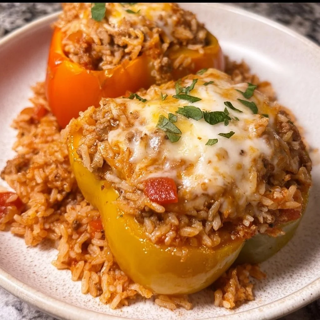 Delicious unstuffed peppers dish prepared with fresh ingredients