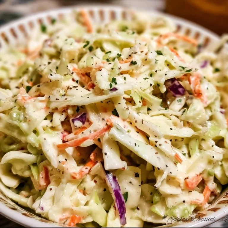 Bowl of easy apple coleslaw with fresh apples and cabbage