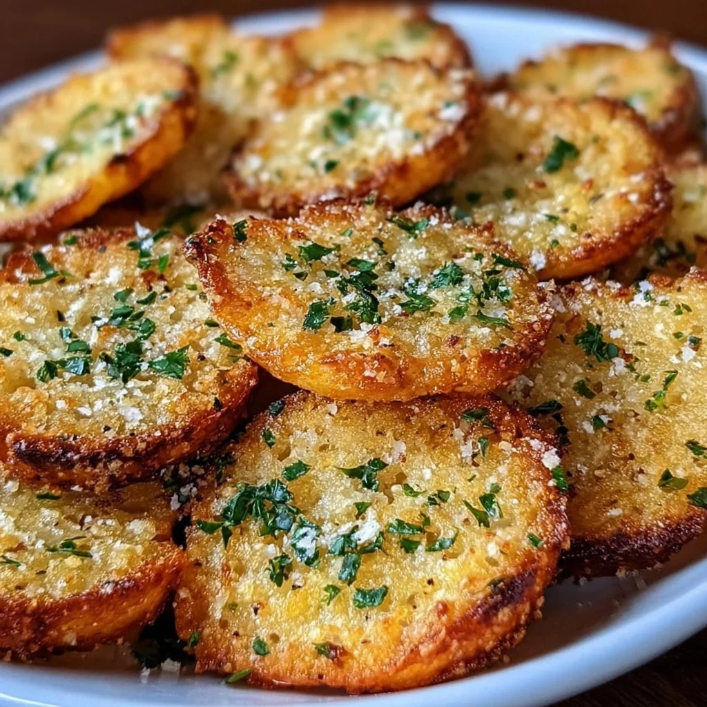 Delicious Garlic Bread Ritz Bits ready to enjoy as a tasty snack