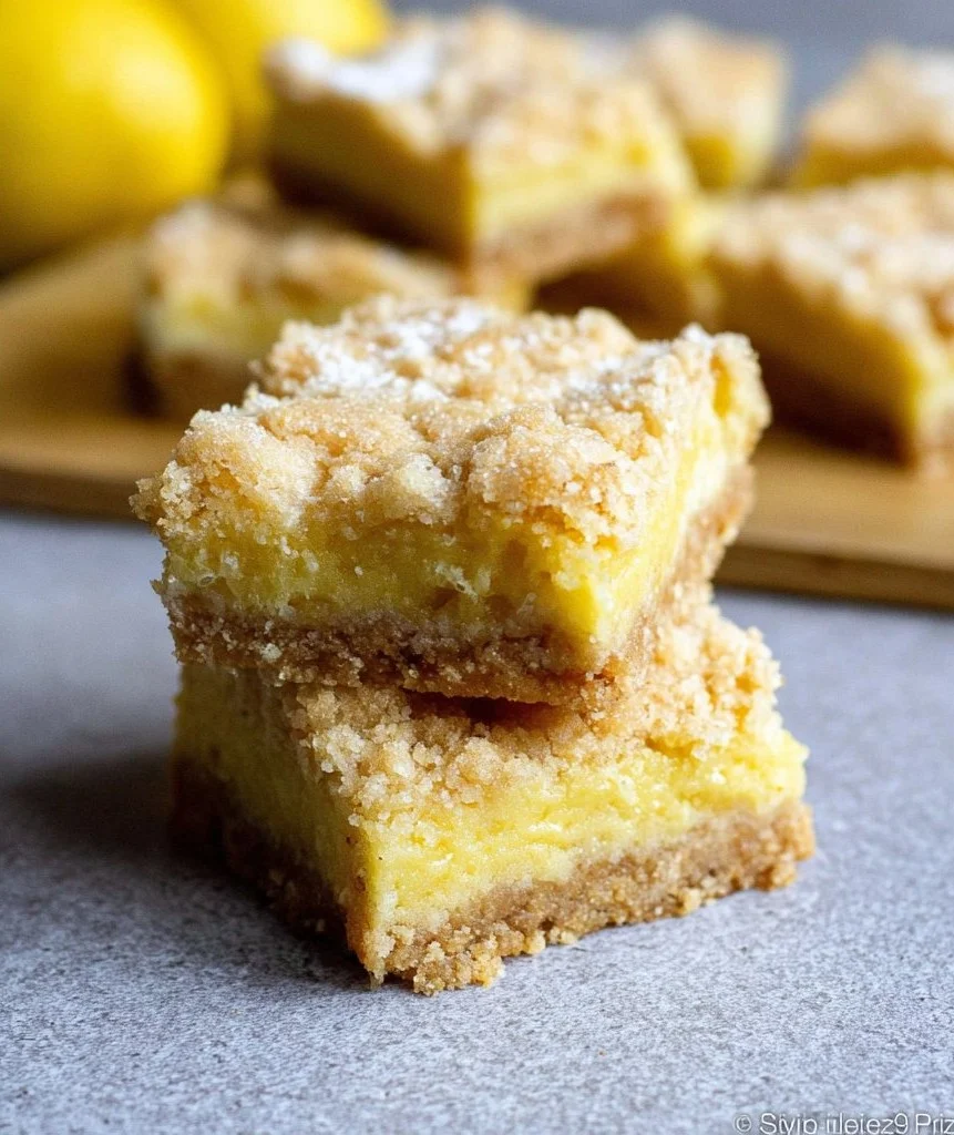 Delicious lemon bars made with condensed milk for a creamy, sweet treat.