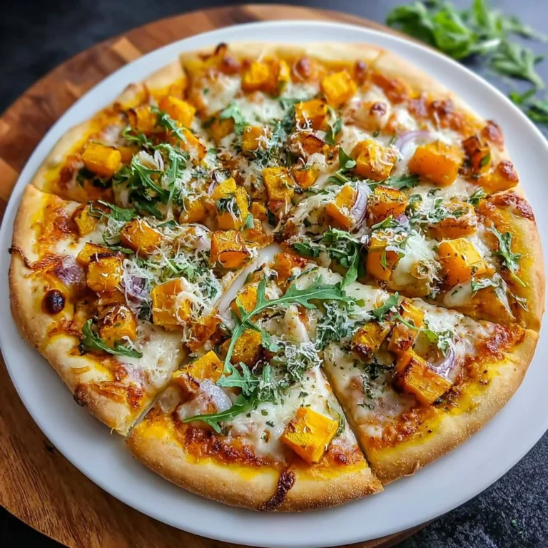 Delicious homemade pumpkin pizza recipe for fall dinners