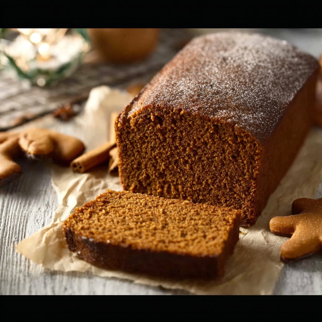 Iced Gingerbread Loaf Cake