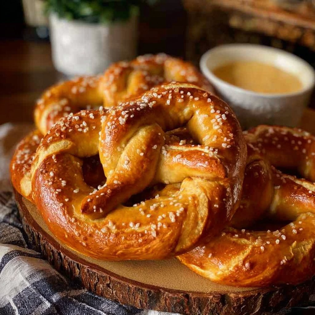 Easy Homemade Soft Pretzels Recipe