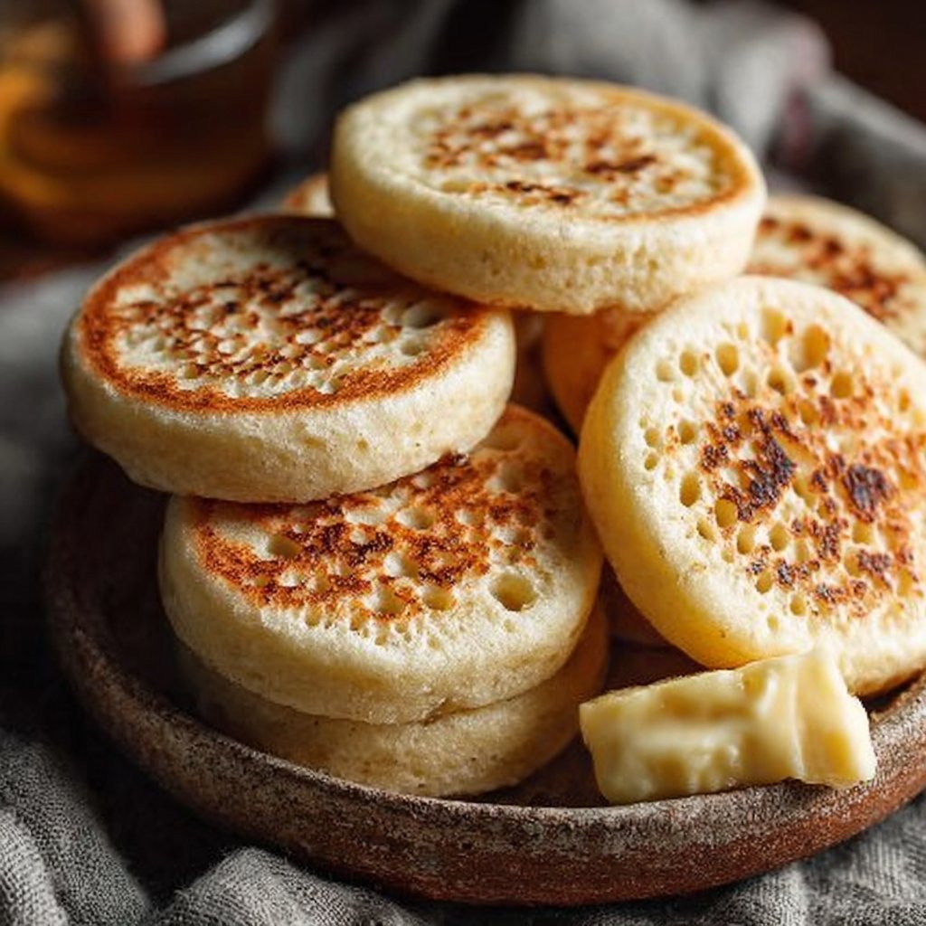 Homemade Crumpets – Easy Homemade Bread Recipes