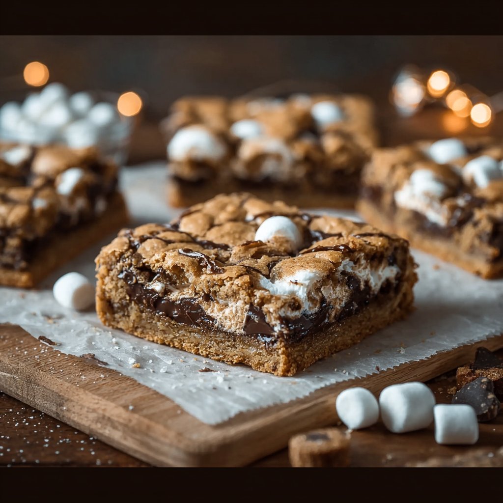 S'mores Cookie Bars: A Gooey Delight That Brings the Campfire Indoors