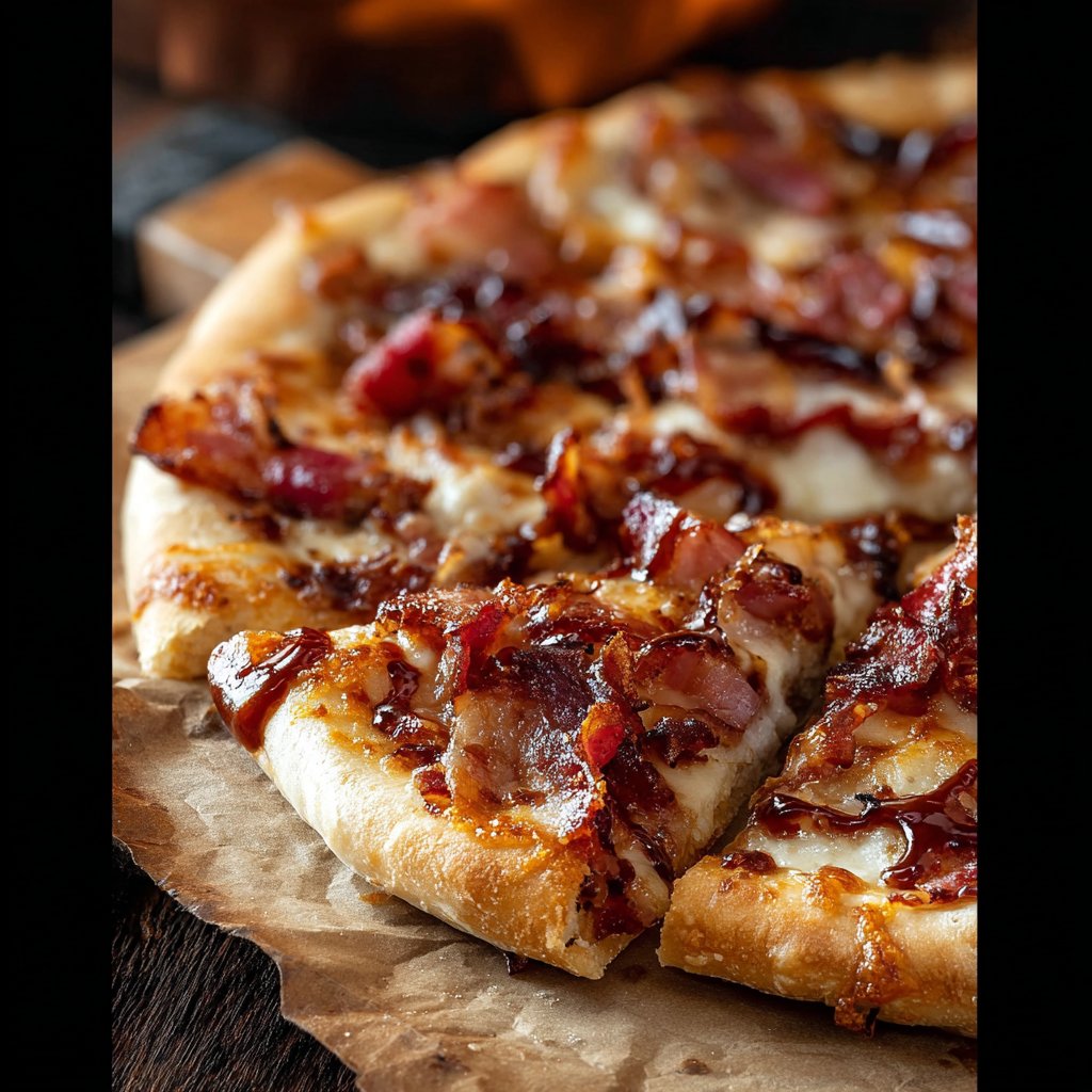 Barbecue Bacon Pizza