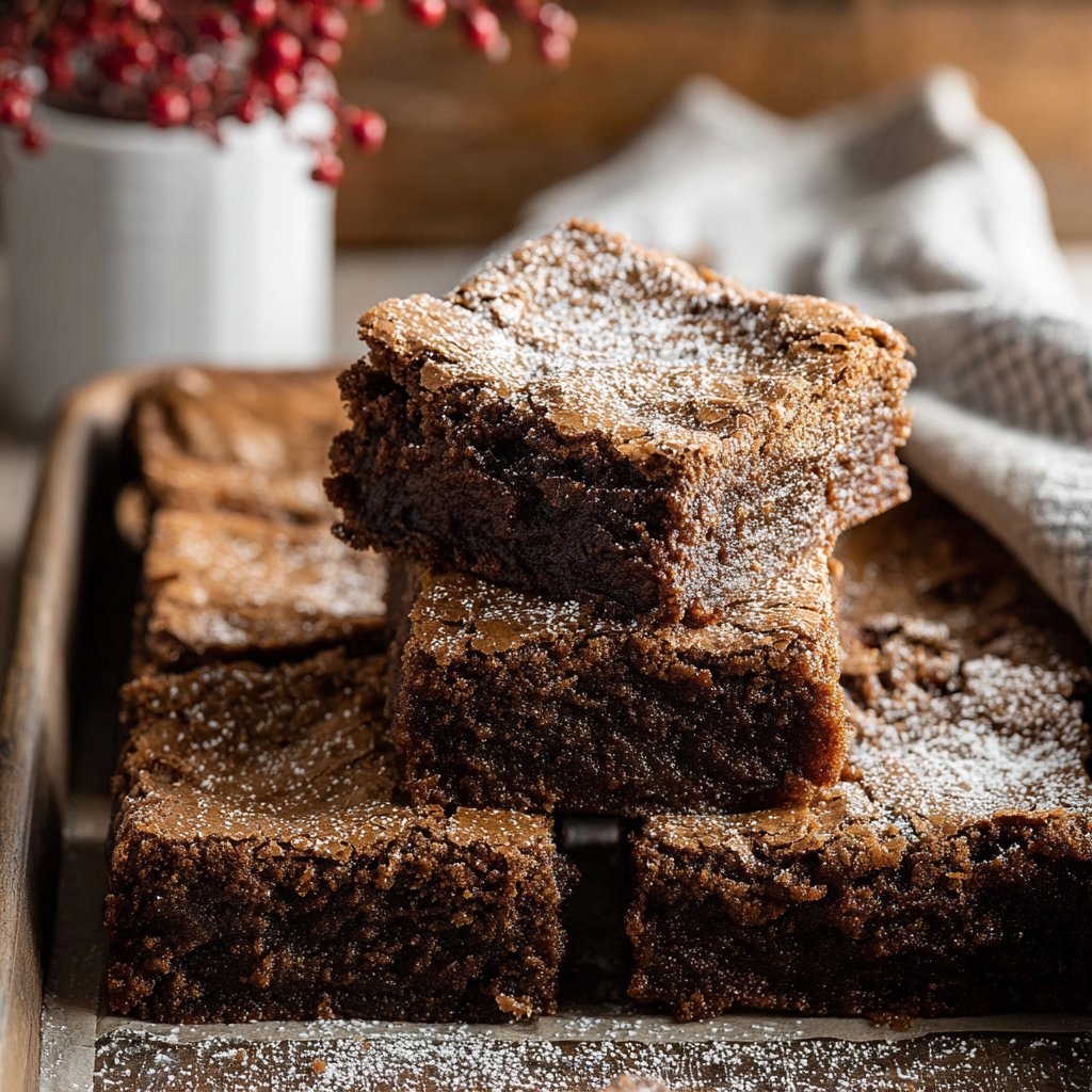Gingerbread Brownies Recipe