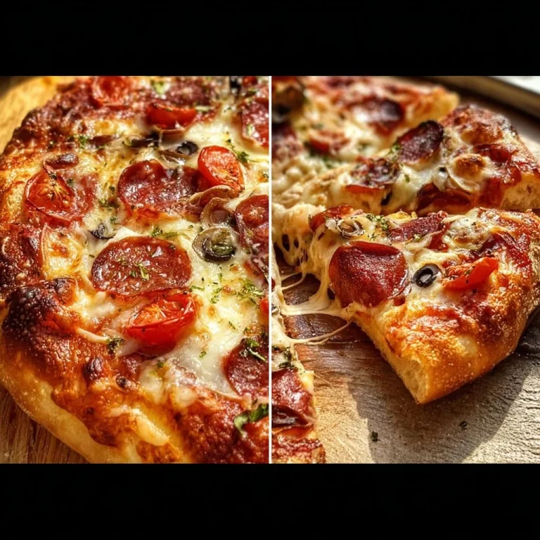 Homemade No Yeast Pizza Dough ready for toppings and baking.