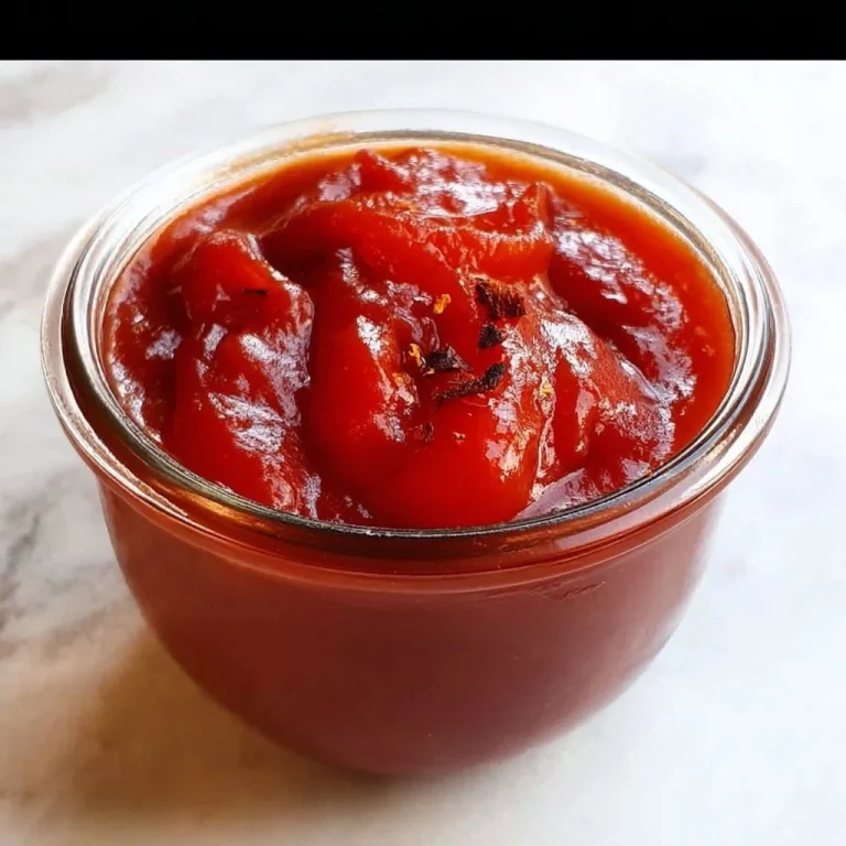 Homemade canned ketchup recipe inspired by Heinz.