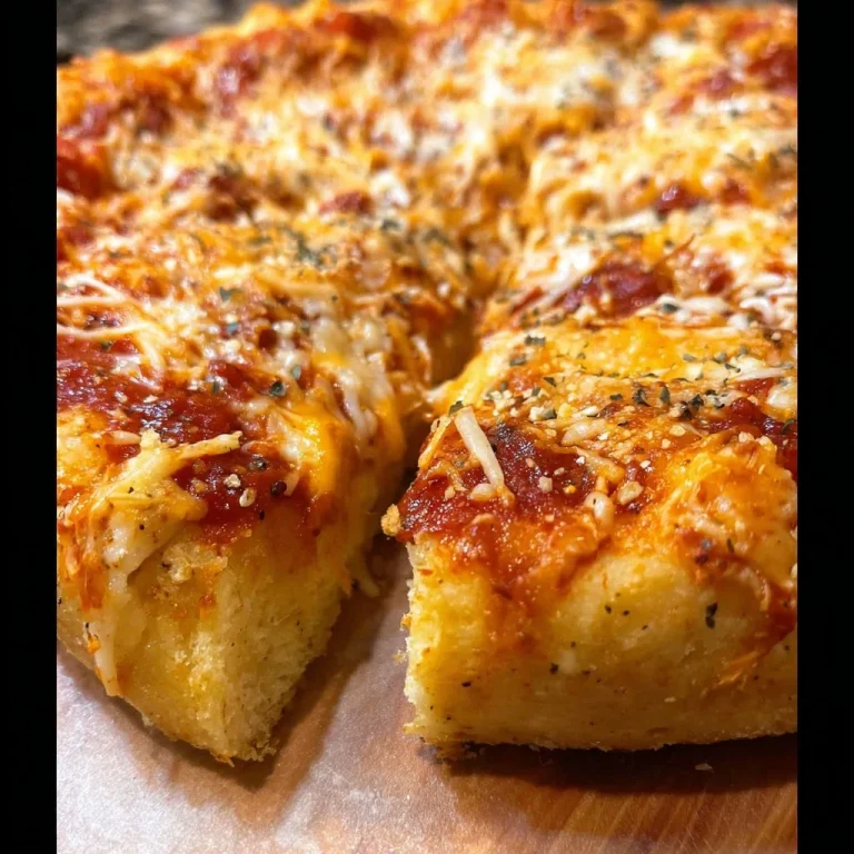 Cheesy pizza crust with melted cheese, fresh ingredients, and golden brown edges.