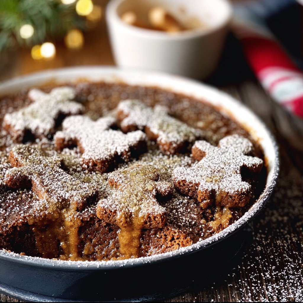 Gingerbread Pudding Cake
