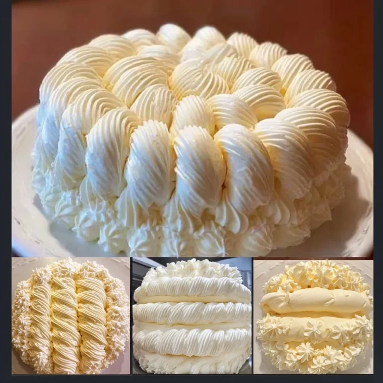 A bowl of perfect French buttercream for decadent cake frosting.