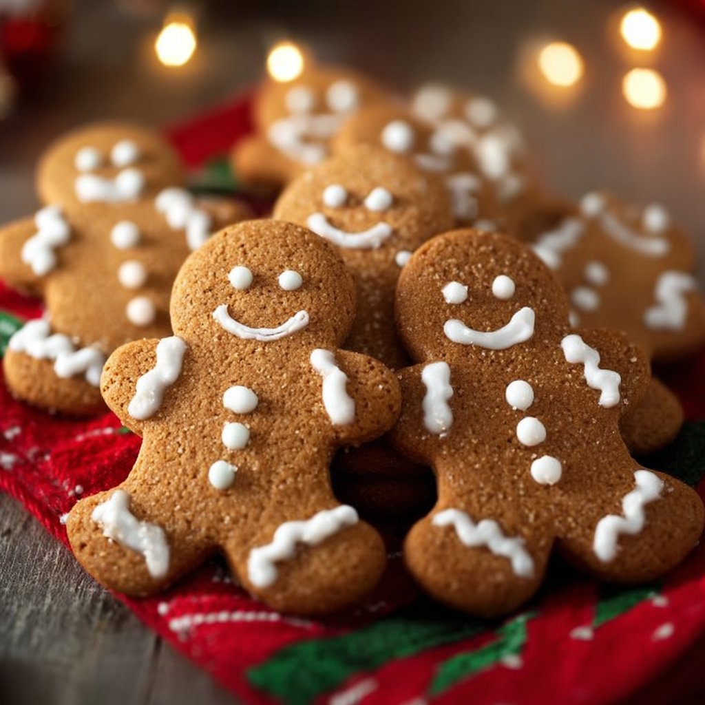 Soft & Chewy Gingerbread Men Cookies