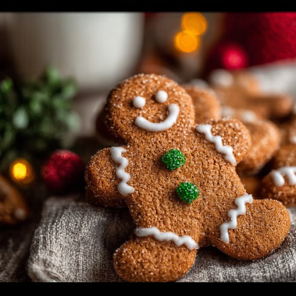 Unbelievably Soft and Chewy Gingerbread Man Cookies