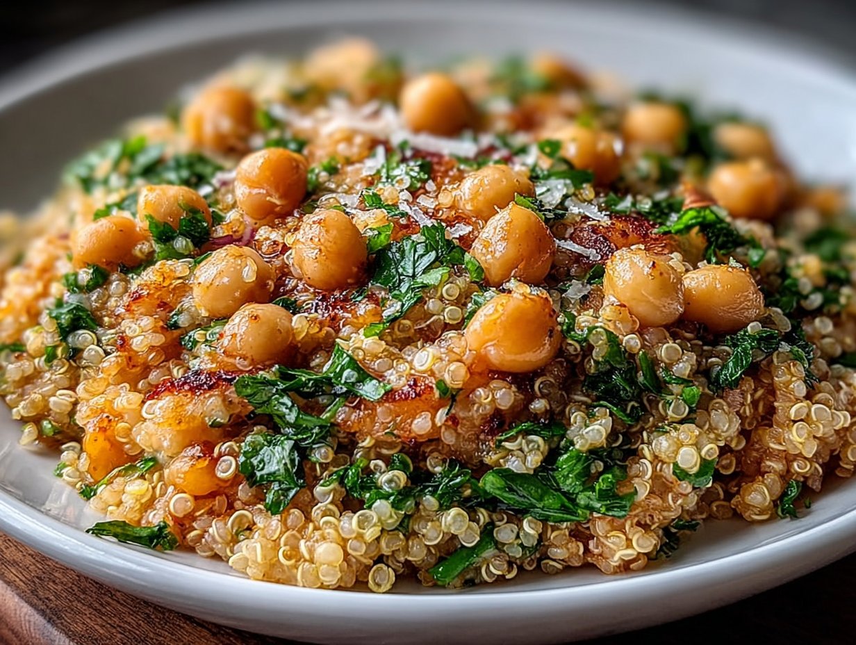 Lemon Herb Quinoa with Chickpeas