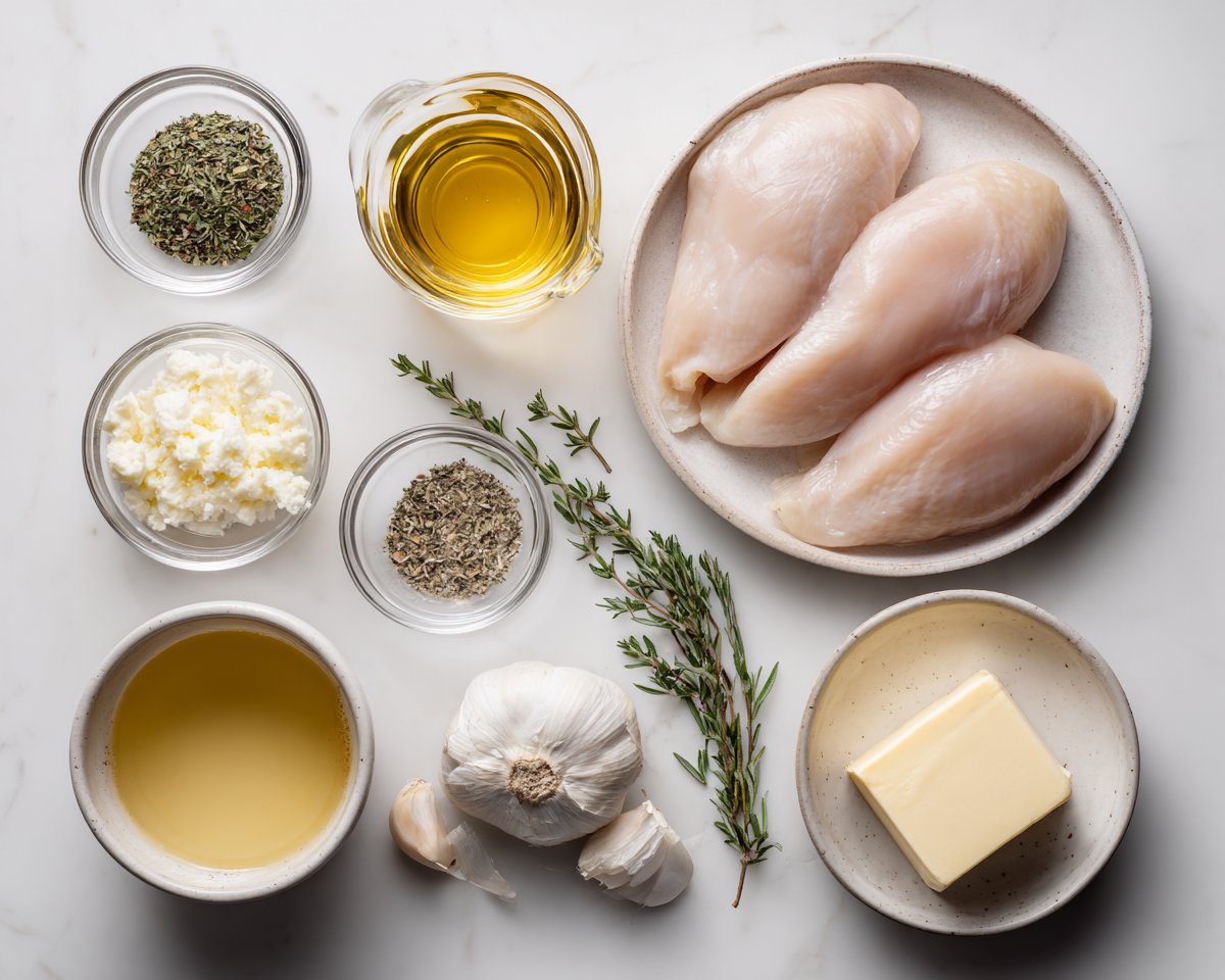Crockpot Creamy Garlic Chicken
