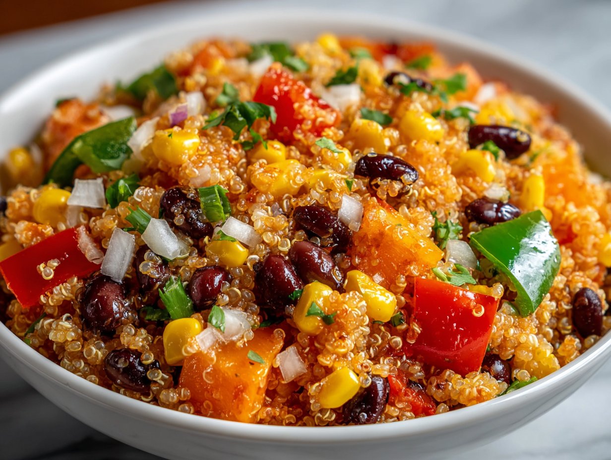 Vibrant Corn and Black Bean Quinoa Salad That's So Easy to Make