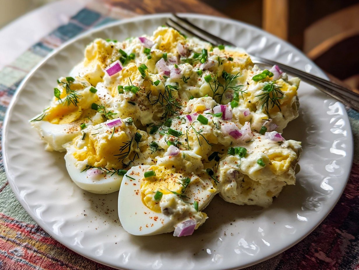 Egg Salad Recipe with the Best Dressing Recipe