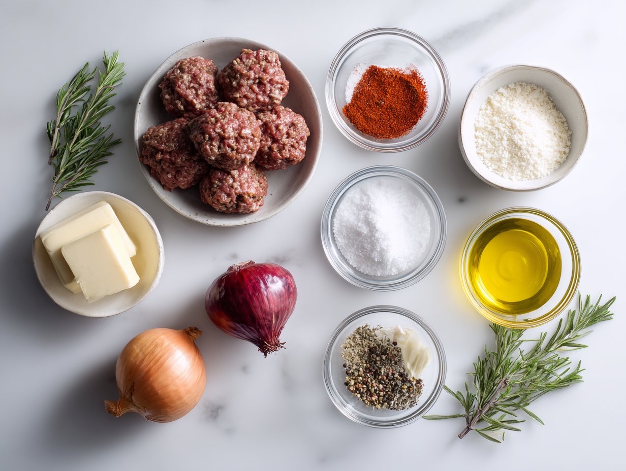 Quick & Easy Slow Cooker Salisbury Steak Meatballs are an Easy Prep Slow Cooker Dinner