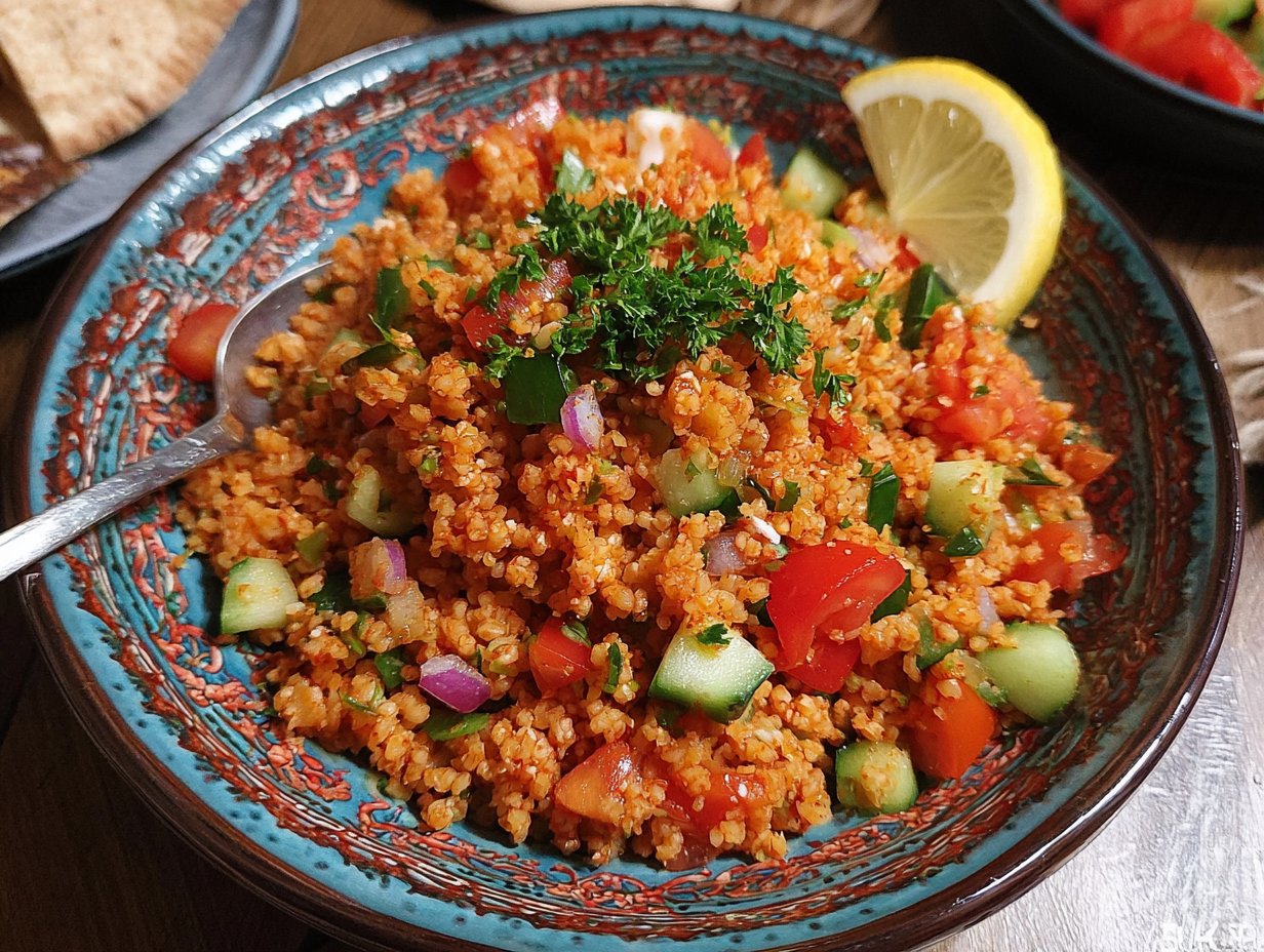 Turkish Bulgur Salad (Kisir)