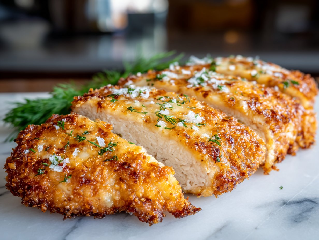 Crispy Dill Pickle Parmesan Chicken Recipe You'll Love