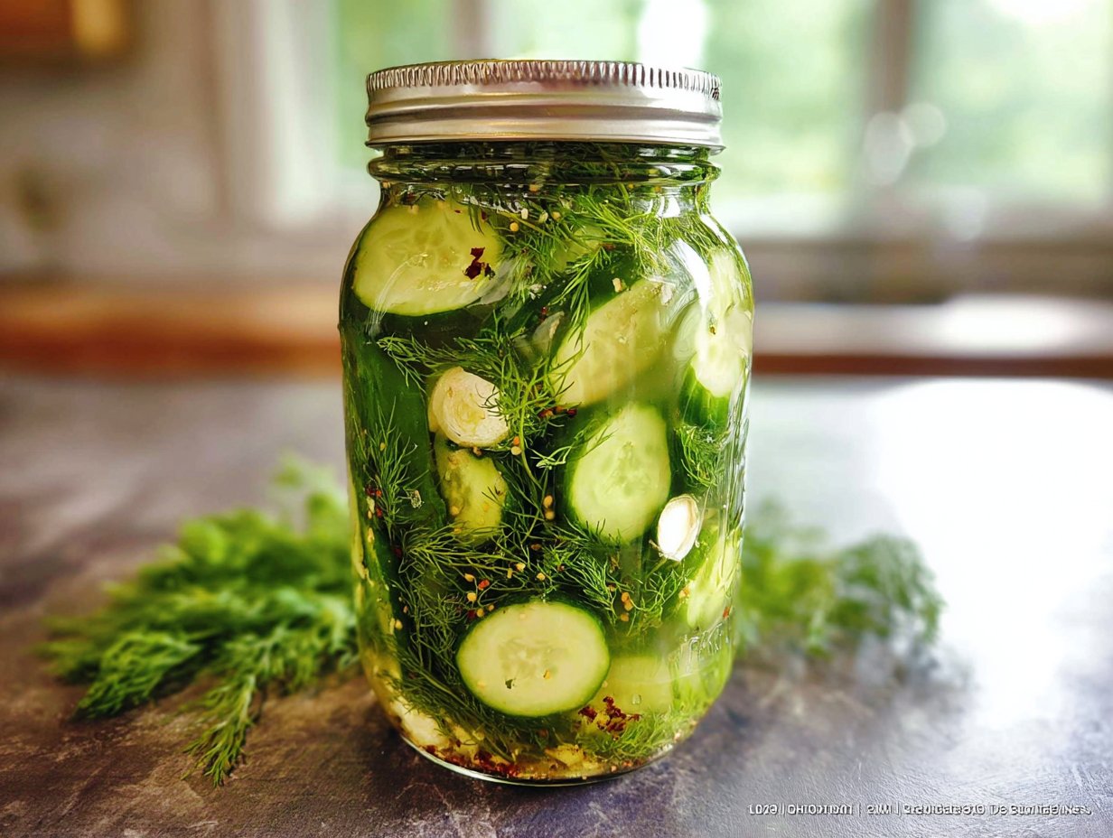 Easy Refrigerator Dill Pickles