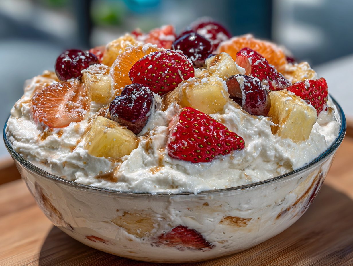 Easy Fruit Salad with Cool Whip
