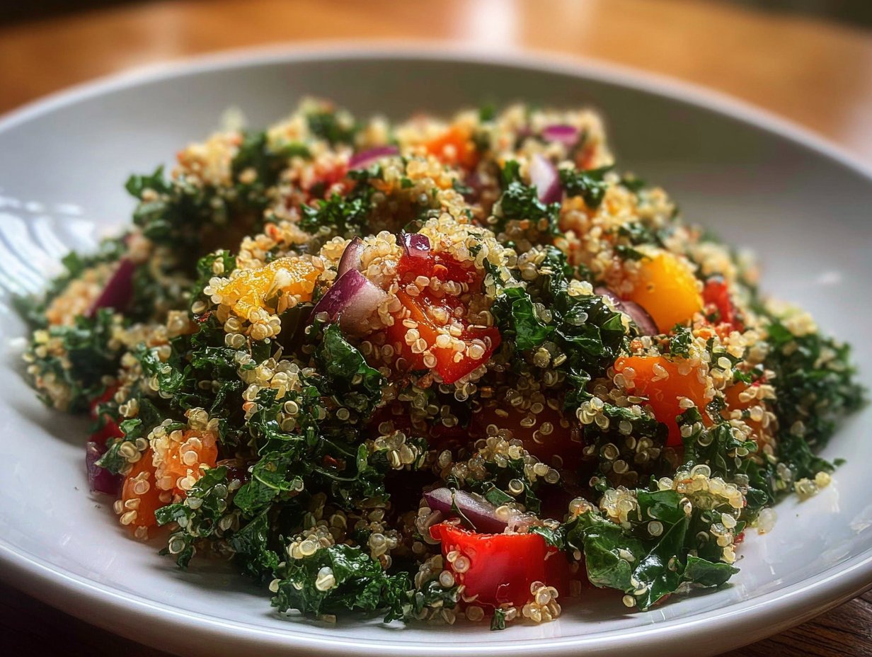 Fantastic Quinoa Kale Salad (15 Min)