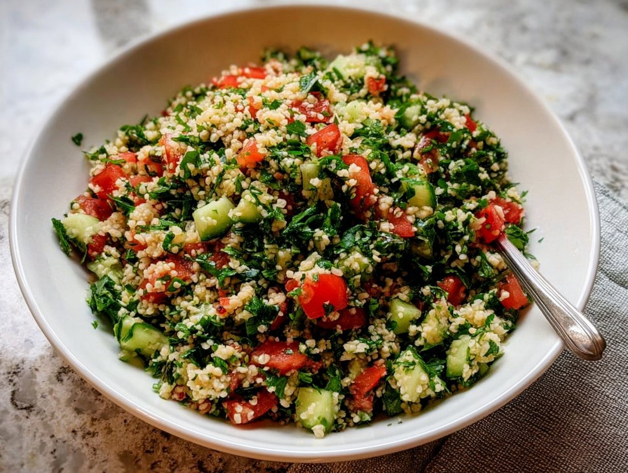 Classic Tabbouleh with Bulgur