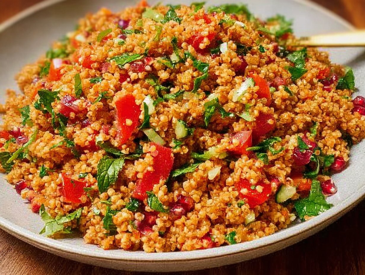 Ruby Bulgur & Herb Salad (Kisir)