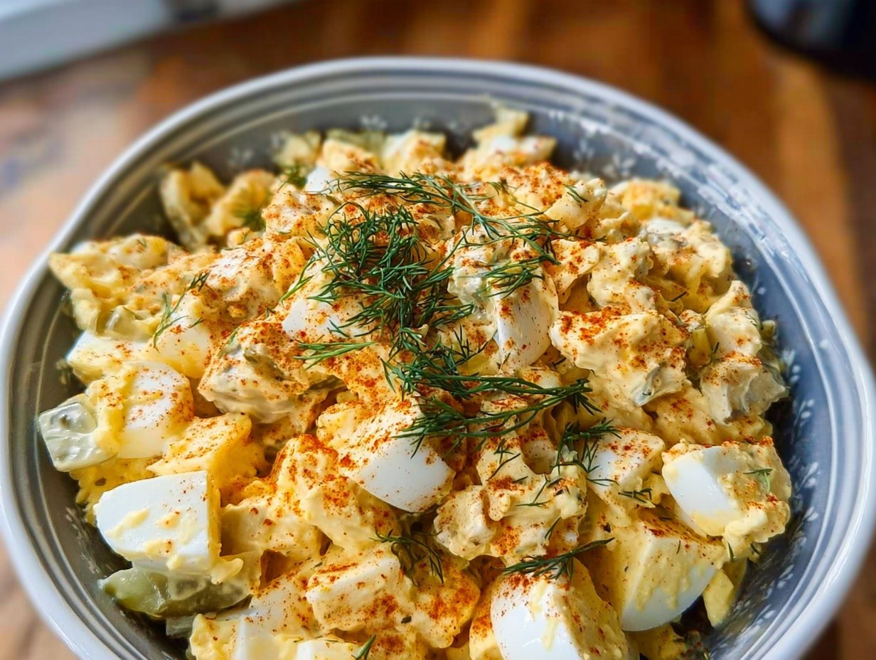 The Best Dill Pickle Egg Salad Recipe (Easy And Creamy)